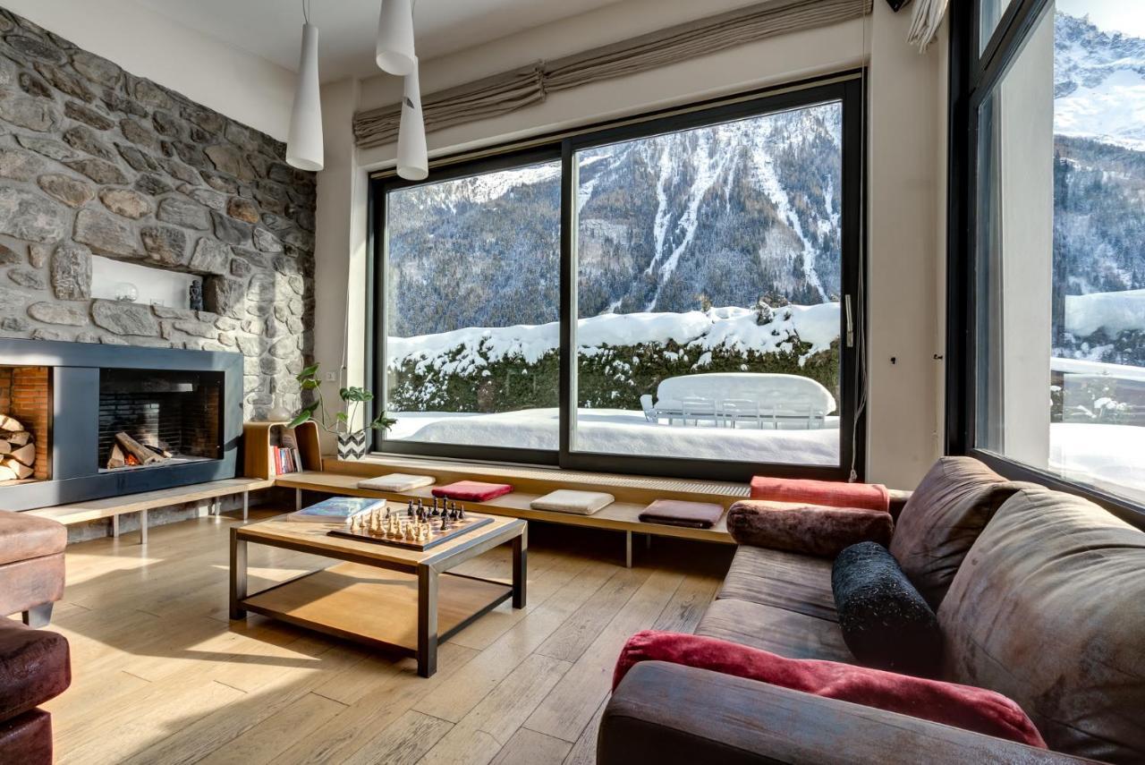 Chalet Safari. Face Au Mont-Blanc. Villa Chamonix Ngoại thất bức ảnh